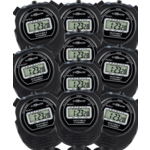 Pack of 10 Fastime 0 Economy Stopwatches